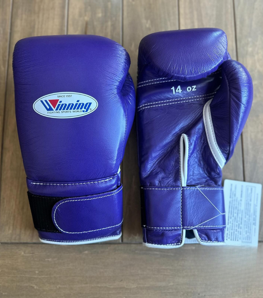 Winning Boxing Gloves Purple Sparring