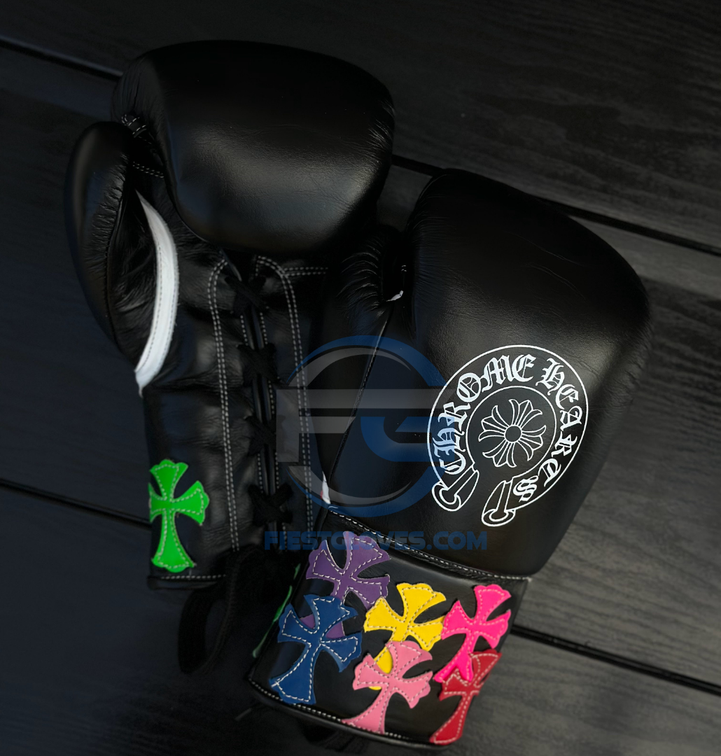Winning Boxing Gloves Set Black Training Set