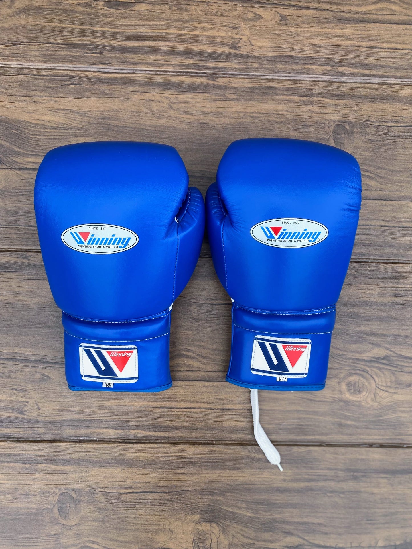 Winning Boxing Gloves Set Blue Fitness Boxing