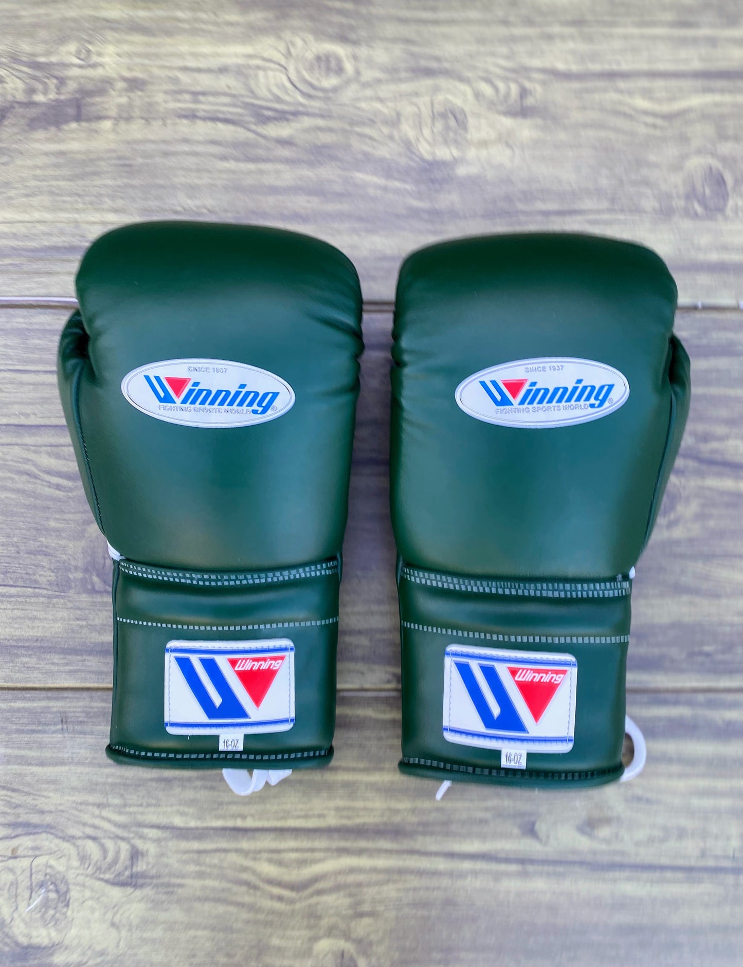 Winning Boxing Gloves Set Dark-Green Custom