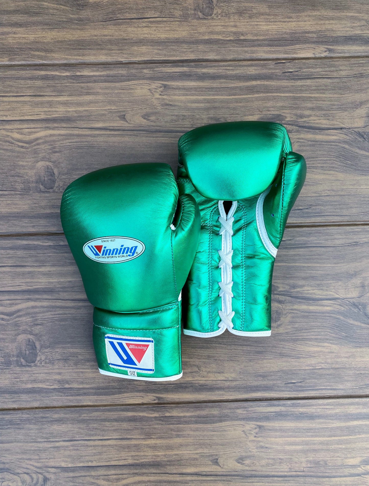 Winning Boxing Gloves Set Green Boxing Training