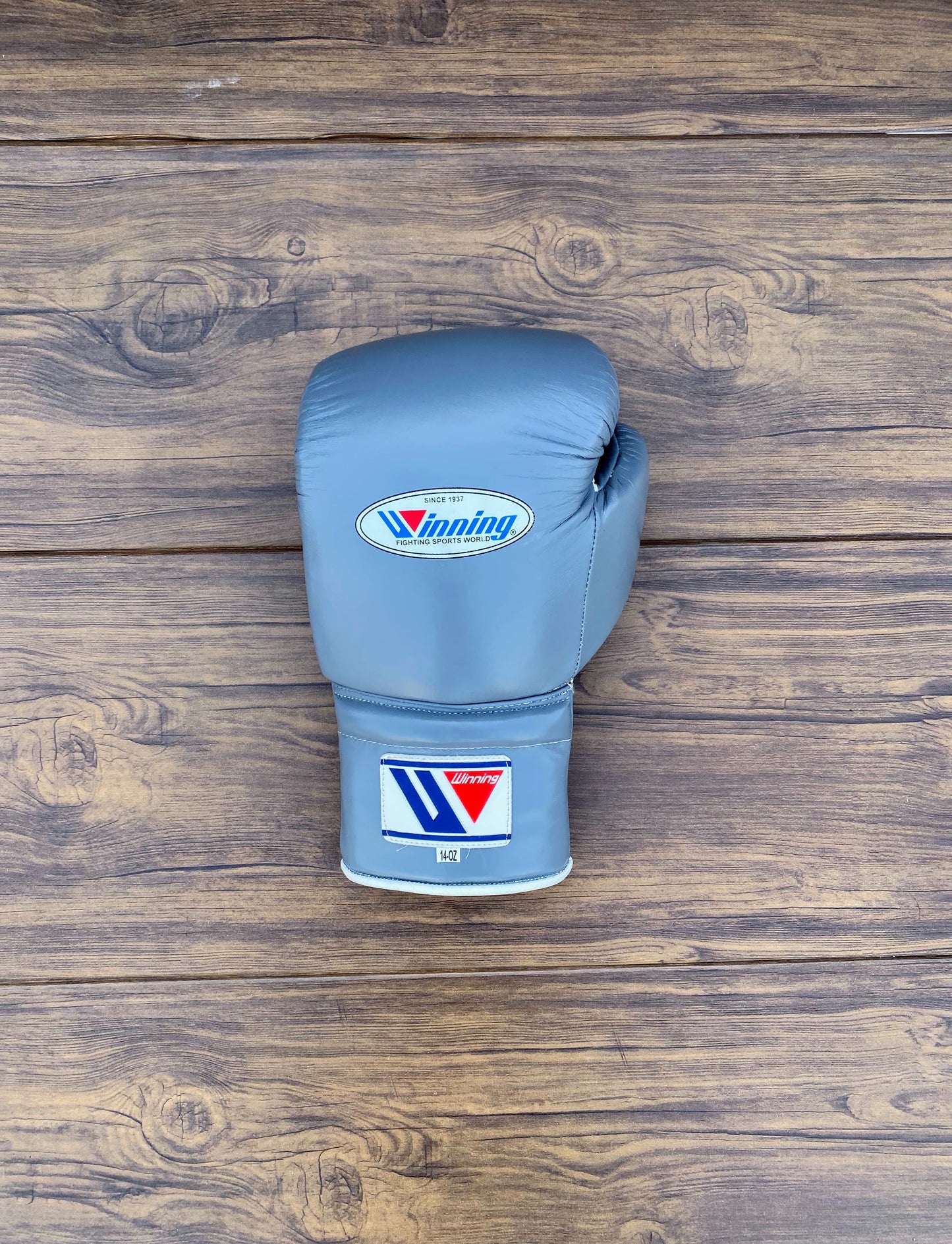 Winning Boxing Gloves Set Grey Custom Fit