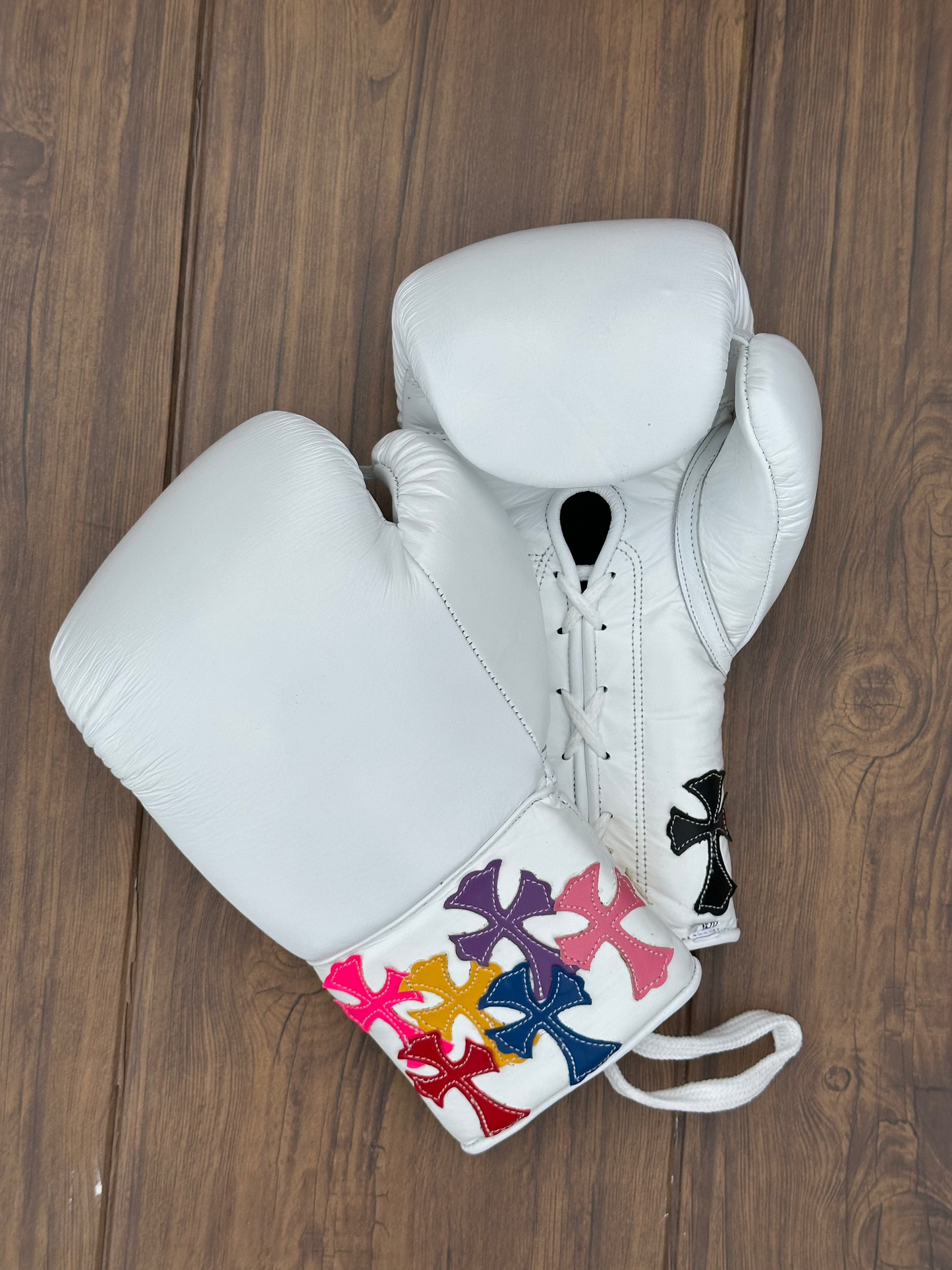Winning Boxing Gloves Set White Custom Fit