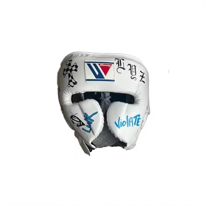 Winning Boxing Gloves Set White Custom Fit