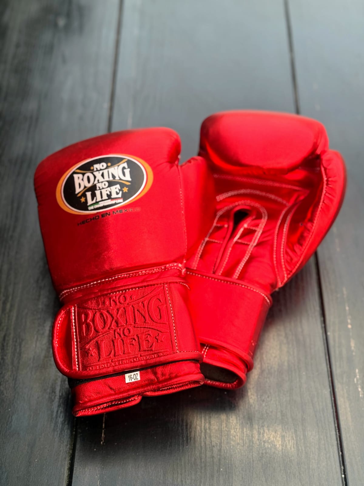 No Boxing No Life Boxing Gloves Red Boxing Training
