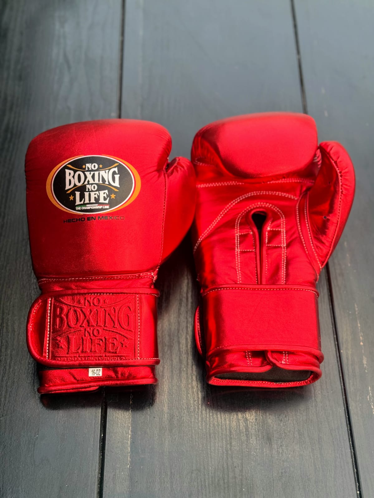 No Boxing No Life Boxing Gloves Red Boxing Training