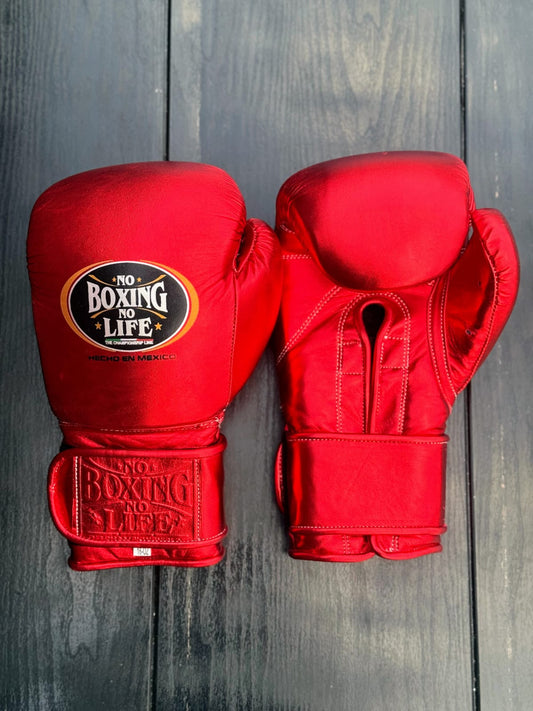 No Boxing No Life Boxing Gloves Red Boxing Training