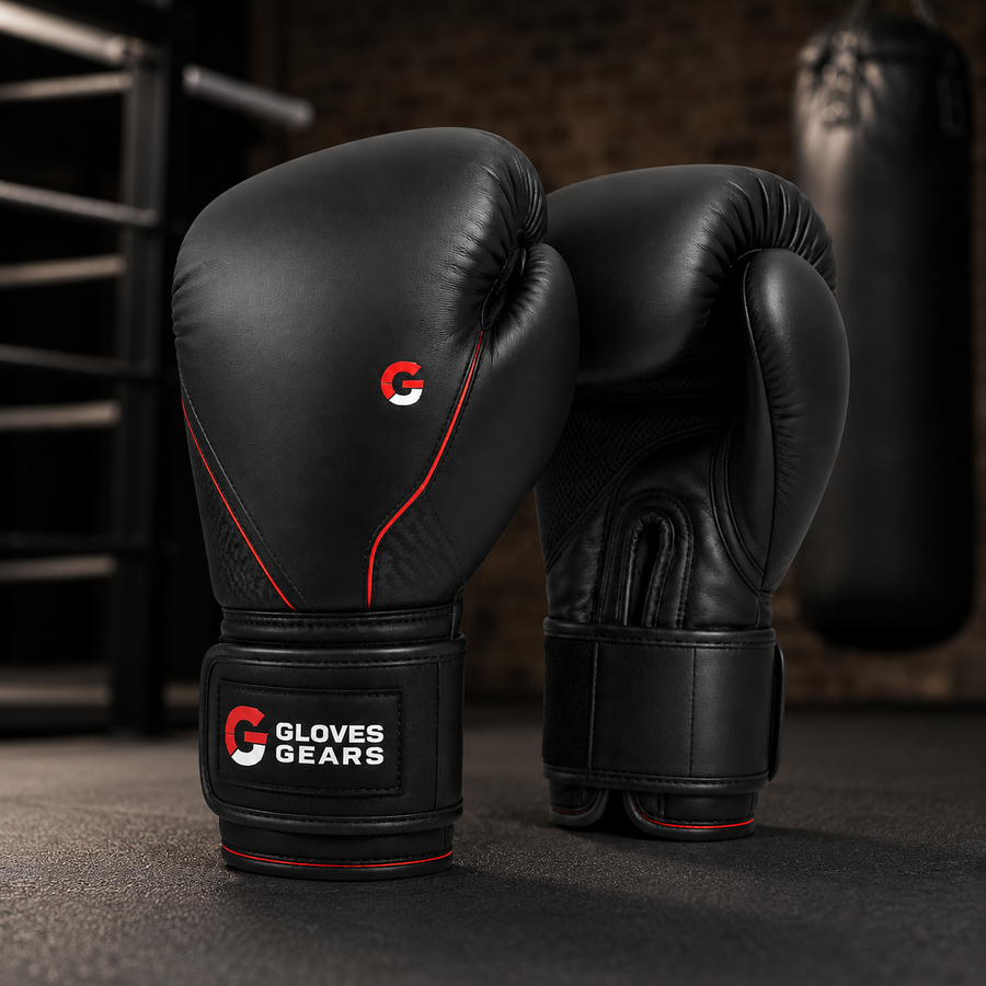 Gloves Gears ProForce Training Boxing Gloves - Matte Black